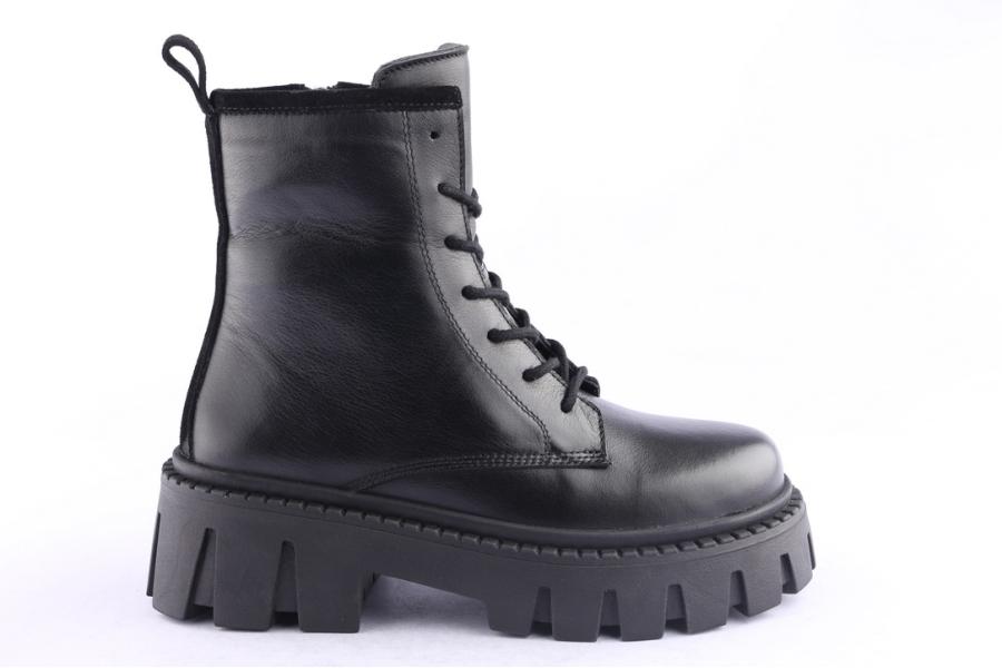d.moro shoes Women Leather Ankle Boots for Winter: CHK1 Black (Wholesale)