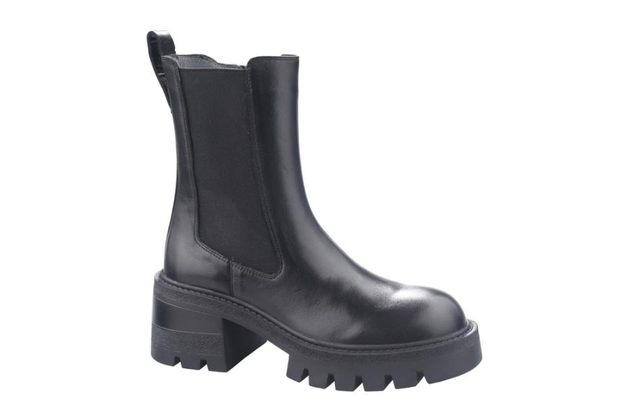 d.moro shoes Women Leather Ankle Boots for Winter: Code-03 Black (Wholesale)