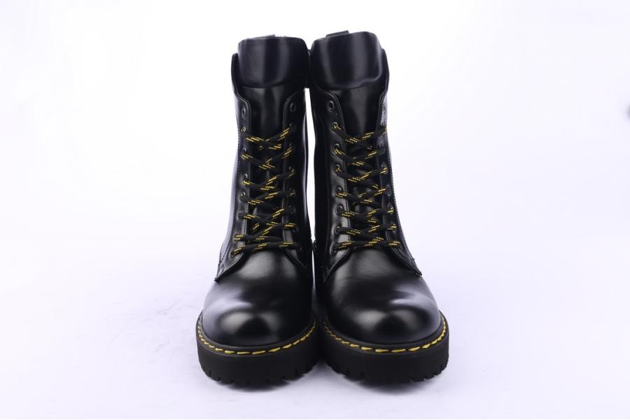 D.moro Shoes Women Leather Ankle Boots For Winter: DRM1 Black (Wholesale)