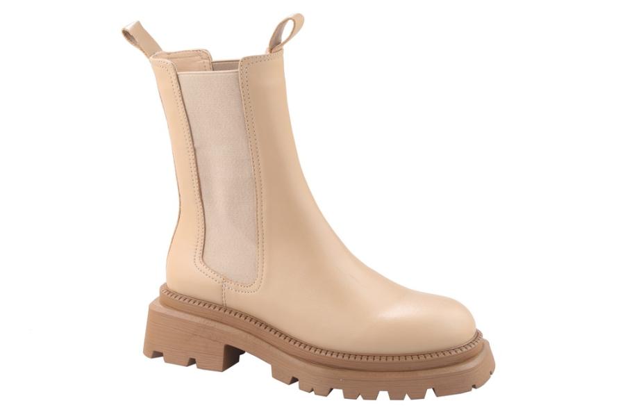 d.moro shoes Women Leather Ankle Boots for Winter: Elliya-01 Camel (Wholesale)