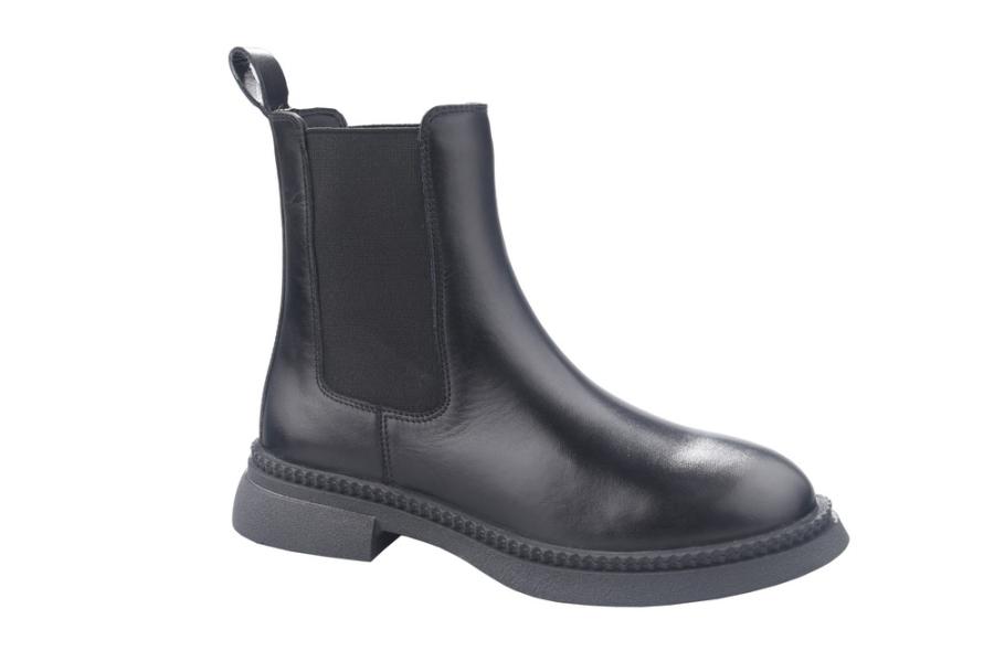 d.moro shoes Women Leather Ankle Boots for Winter: Guarda-01 Black (Wholesale)