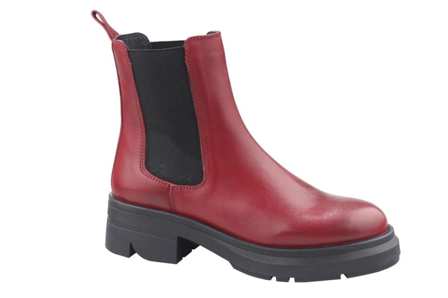 d.moro shoes Women Leather Ankle Boots for Winter: Guarda-01 Burgundy (Wholesale)