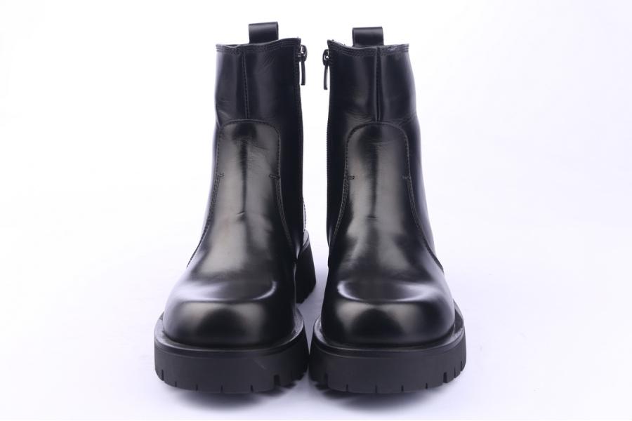 D.moro Shoes Women Leather Ankle Boots For Winter: GUC2 Black (Wholesale)