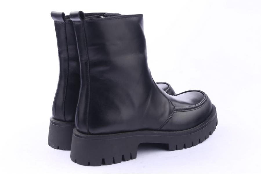 D.moro Shoes Women Leather Ankle Boots For Winter: GUC3 Black (Wholesale)