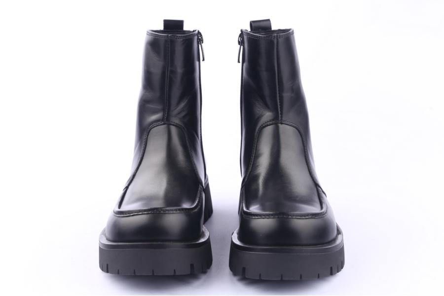 D.moro Shoes Women Leather Ankle Boots For Winter: GUC3 Black (Wholesale)