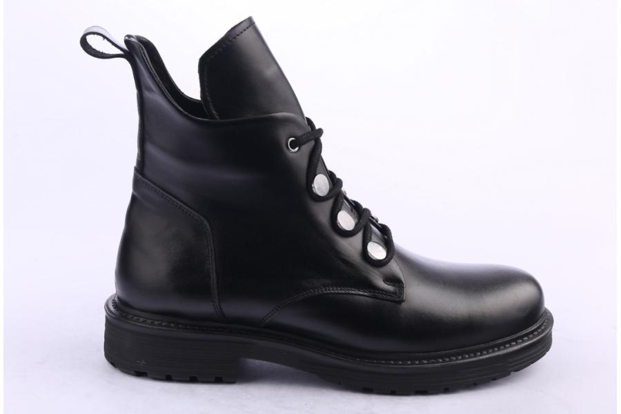 d.moro shoes Women Leather Ankle Boots for Winter: ITK1 Black (Wholesale)