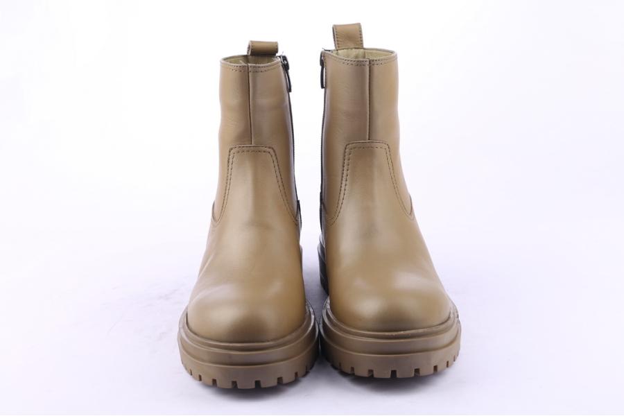 D.moro Shoes Women Leather Ankle Boots For Winter: LAURA1 Beige (Wholesale)