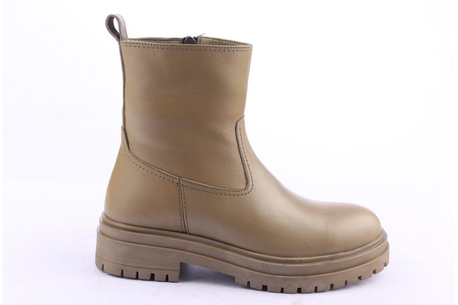 d.moro shoes Women Leather Ankle Boots for Winter: LAURA1 Beige (Wholesale)