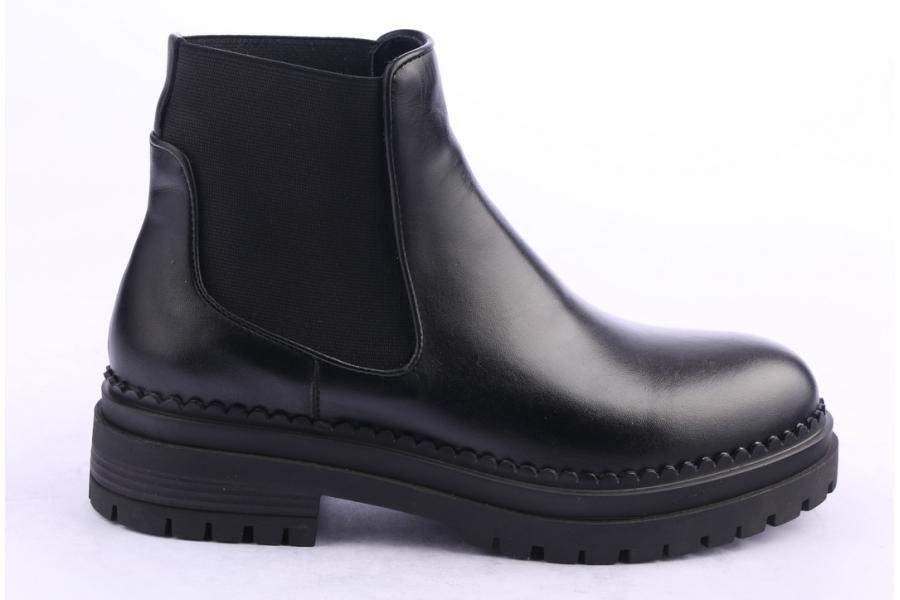 d.moro shoes Women Leather Ankle Boots for Winter: LAURA2 Black (Wholesale)