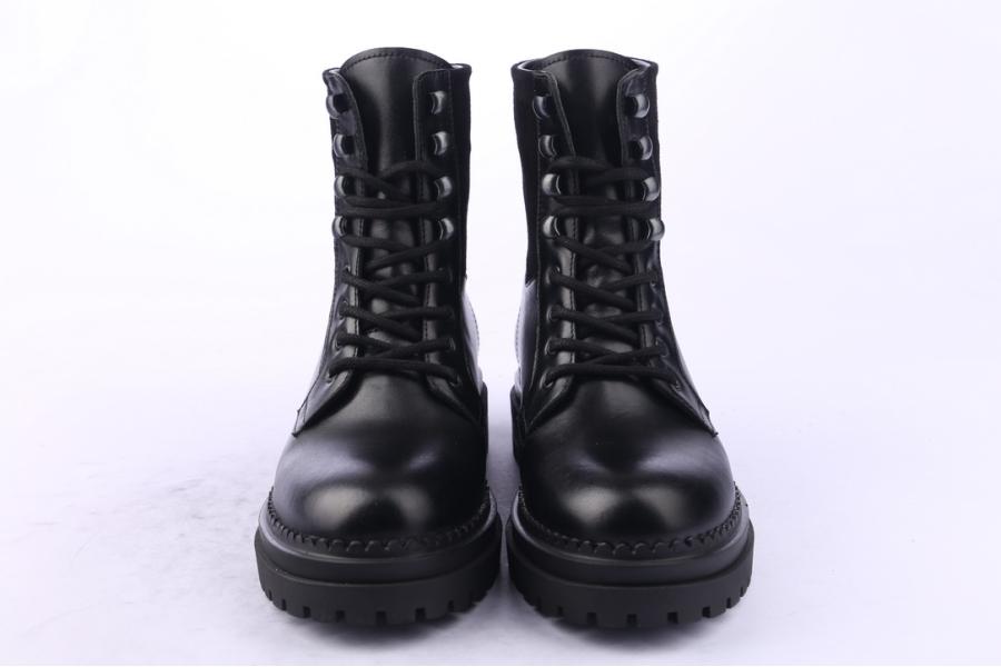 D.moro Shoes Women Leather Ankle Boots For Winter: LAURA3 Black (Wholesale)