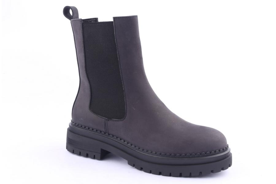 D.moro Shoes Women Leather Ankle Boots For Winter: LAURA5 Black (Wholesale)