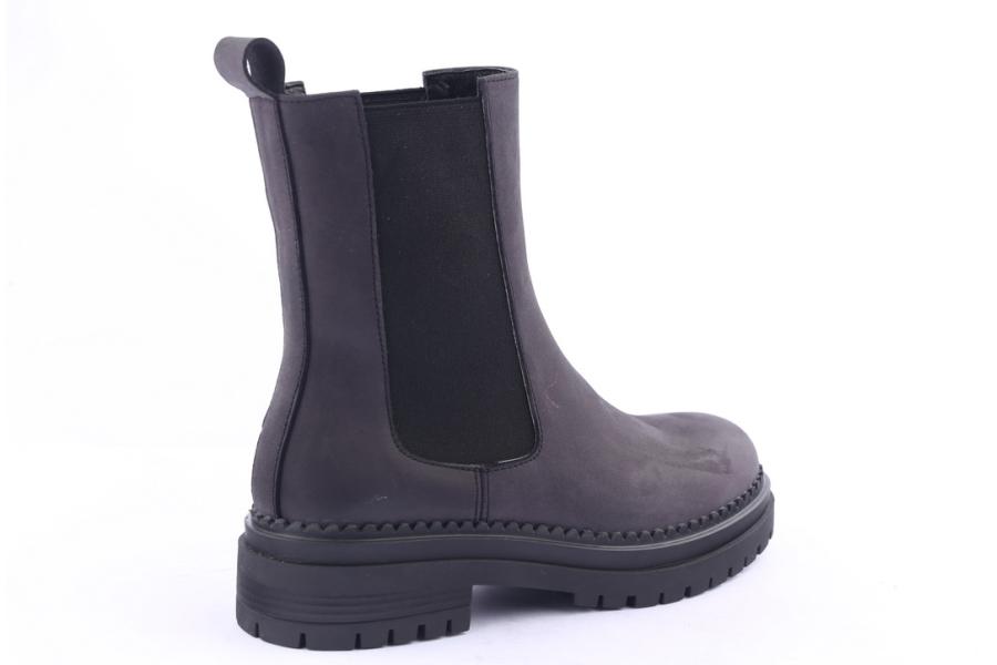 D.moro Shoes Women Leather Ankle Boots For Winter: LAURA5 Black (Wholesale)