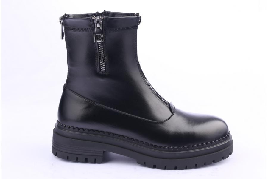 d.moro shoes Women Leather Ankle Boots for Winter: LAURA6 Black (Wholesale)