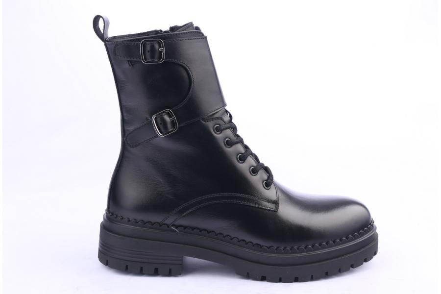 d.moro shoes Women Leather Ankle Boots for Winter: LAURA7 Black (Wholesale)