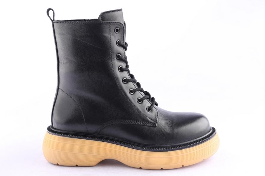 d.moro shoes Women Leather Ankle Boots for Winter: LMN1 Black (Wholesale)