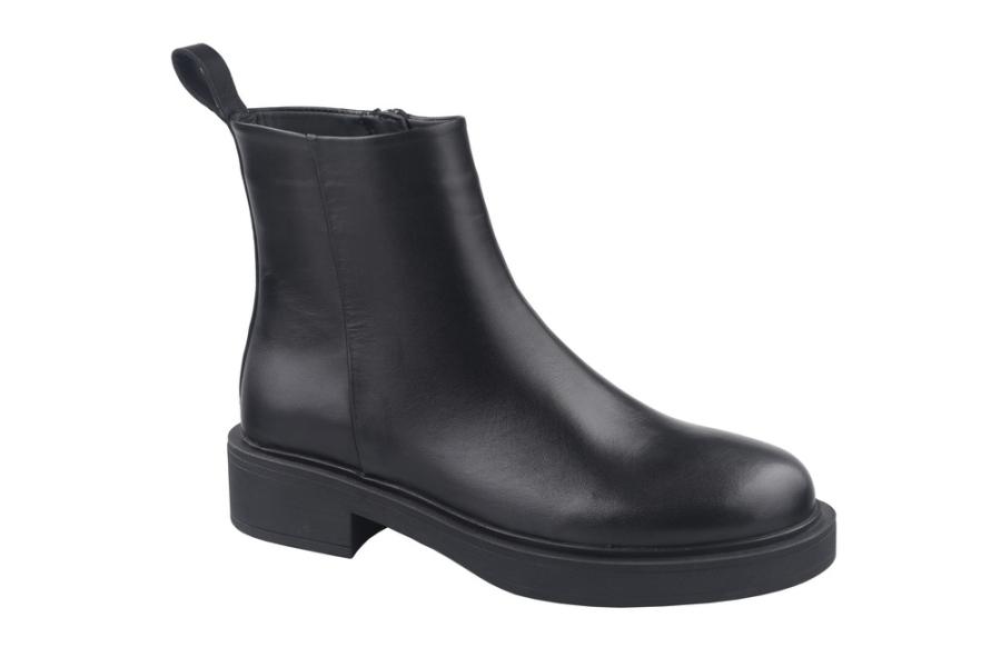 d.moro shoes Women Leather Ankle Boots for Winter: Lolita-01 Black (Wholesale)