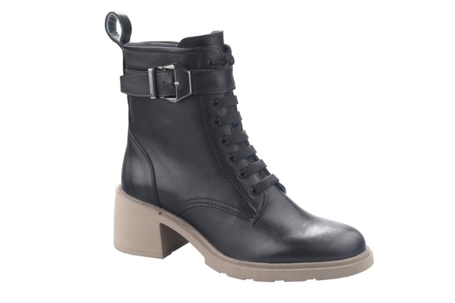 d.moro shoes Women Leather Ankle Boots for Winter: Magada-04 Black (Wholesale)