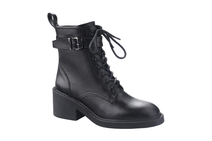 d.moro shoes Women Leather Ankle Boots for Winter: Magada-04 Black (Wholesale)