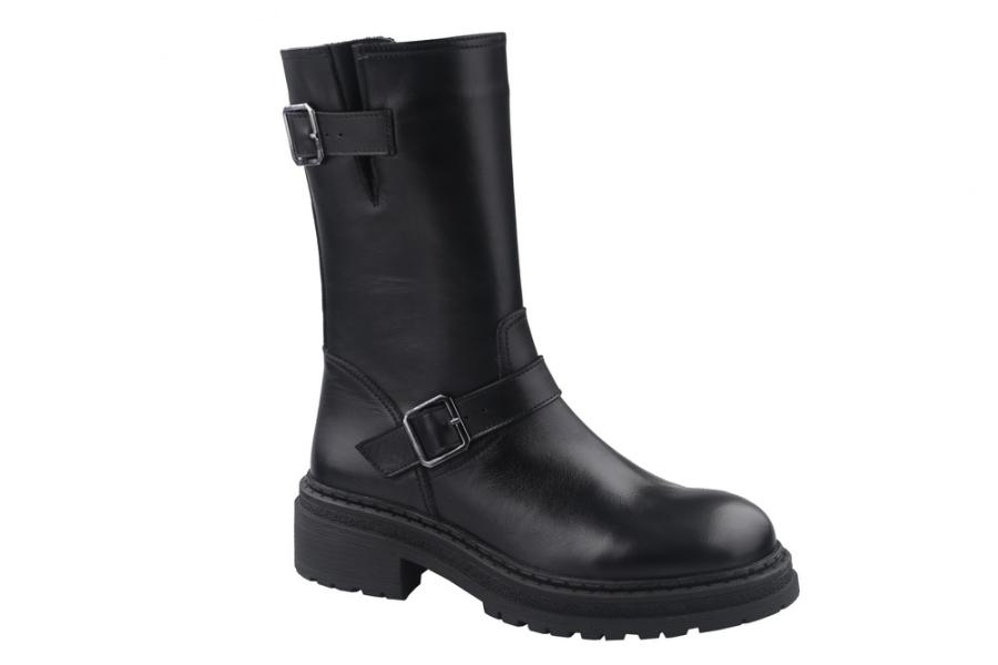 d.moro shoes Women Leather Ankle Boots for Winter: Maru-04 Black (Wholesale)