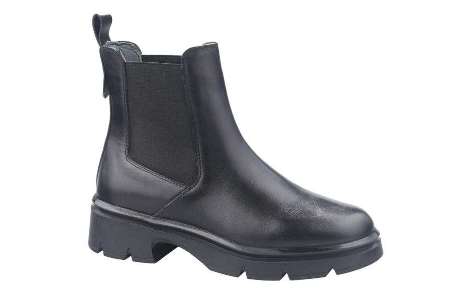 d.moro shoes Women Leather Ankle Boots for Winter: Milan-04 Black (Wholesale)