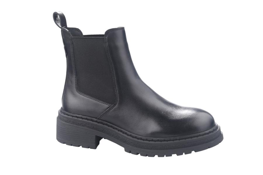 d.moro shoes Women Leather Ankle Boots for Winter: Milan-04 Black (Wholesale)