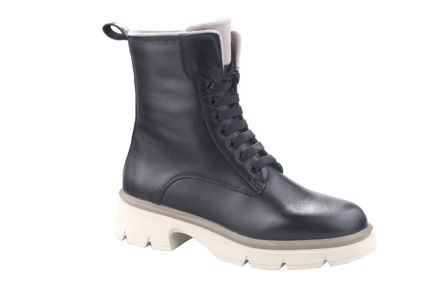 d.moro shoes Women Leather Ankle Boots for Winter: Milan-07 Black (Wholesale)