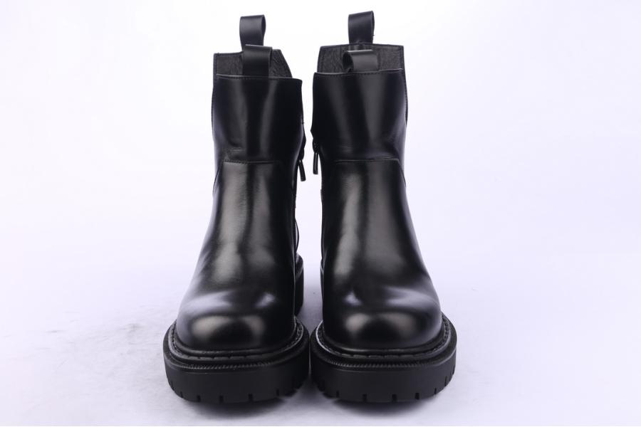 D.moro Shoes Women Leather Ankle Boots For Winter: MINERAL2 Black (Wholesale)
