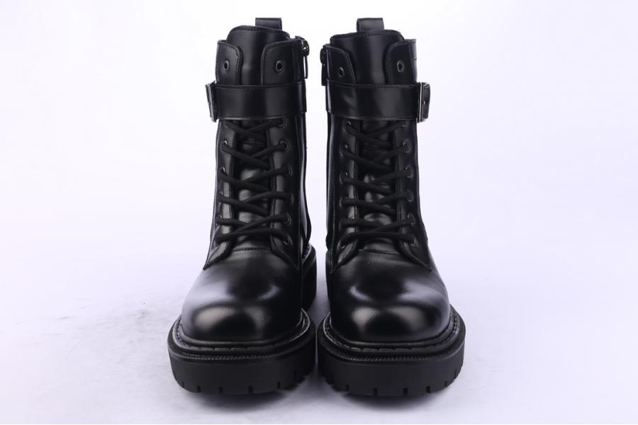 D.moro Shoes Women Leather Ankle Boots For Winter: MINERAL3 Black (Wholesale)