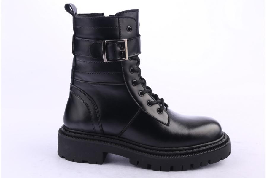 d.moro shoes Women Leather Ankle Boots for Winter: MINERAL3 Black (Wholesale)