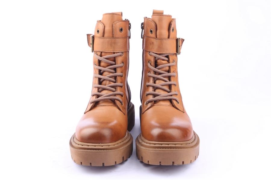 D.moro Shoes Women Leather Ankle Boots For Winter: MINERAL3 Tan (Wholesale)