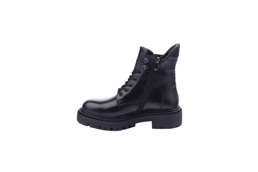 D.moro Shoes Women Leather Ankle Boots For Winter: MINERAL4 Black (Wholesale)