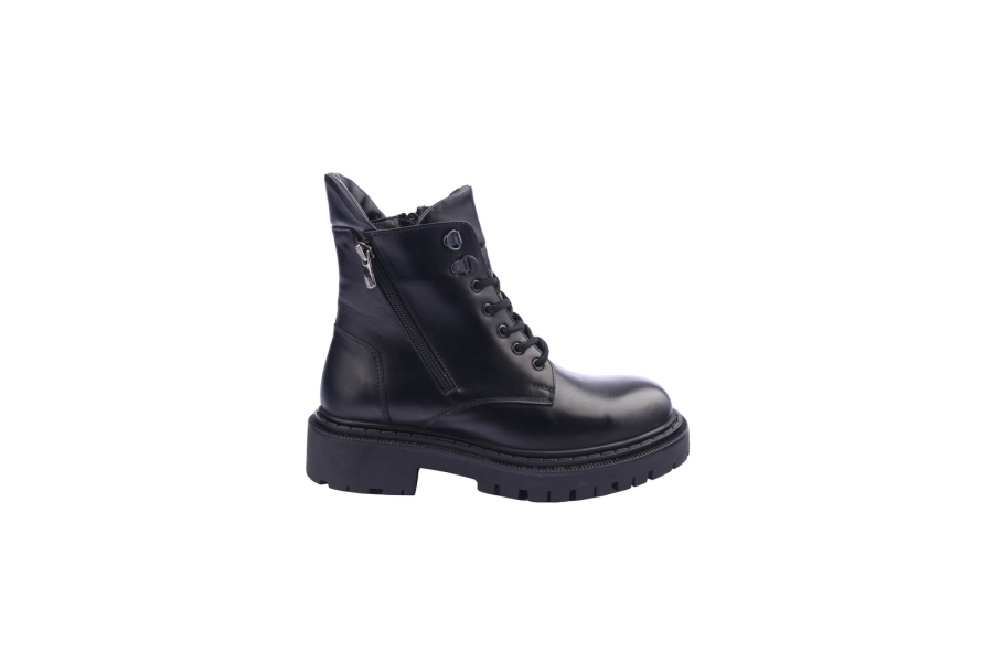d.moro shoes Women Leather Ankle Boots for Winter: MINERAL4 Black (Wholesale)