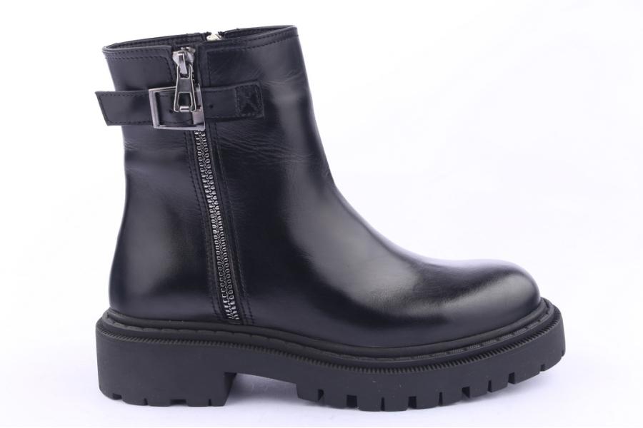 d.moro shoes Women Leather Ankle Boots for Winter: MINERAL6 Black (Wholesale)