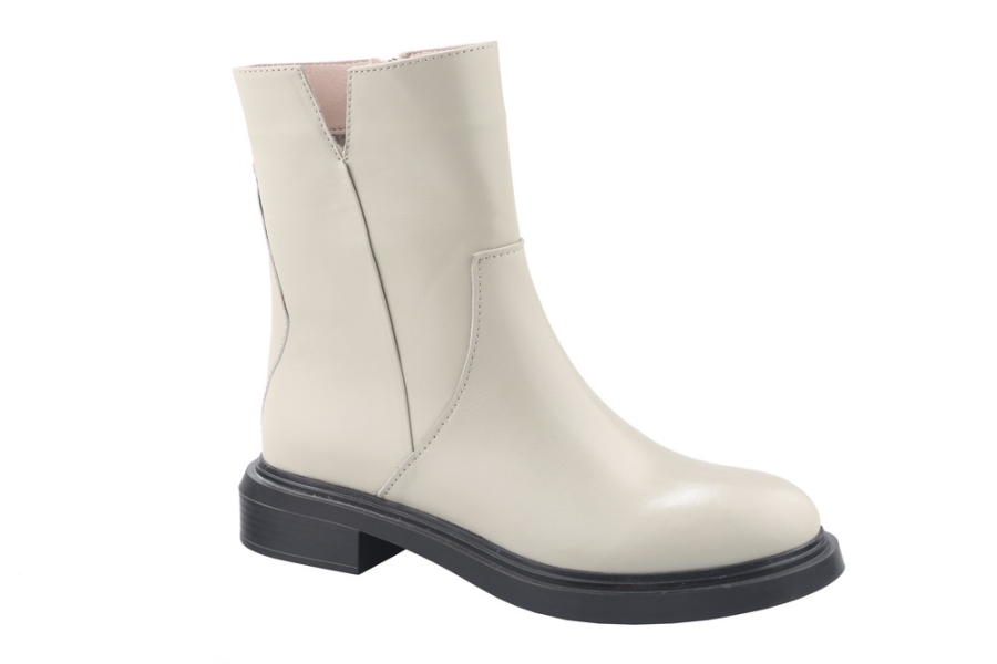 d.moro shoes Women Leather Ankle Boots for Winter: Octiva-03 Grey (Wholesale)