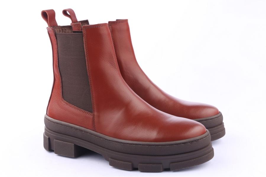 D.moro Shoes Women Leather Ankle Boots For Winter: SEUL3 Brown (Wholesale)