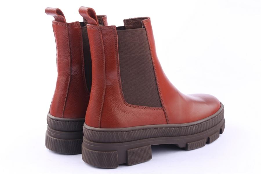 D.moro Shoes Women Leather Ankle Boots For Winter: SEUL3 Brown (Wholesale)