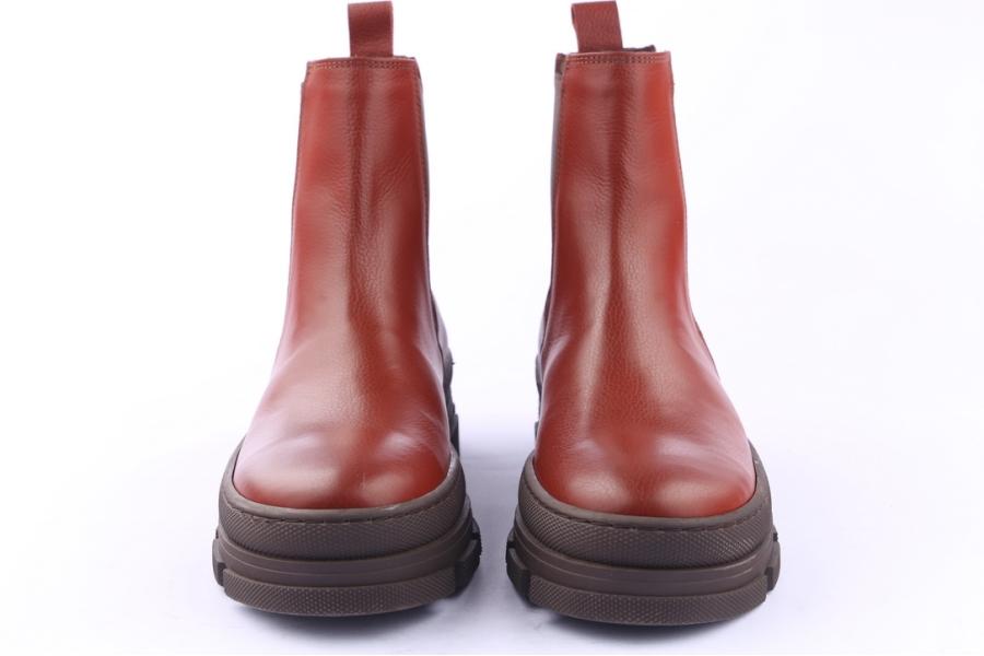 D.moro Shoes Women Leather Ankle Boots For Winter: SEUL3 Brown (Wholesale)