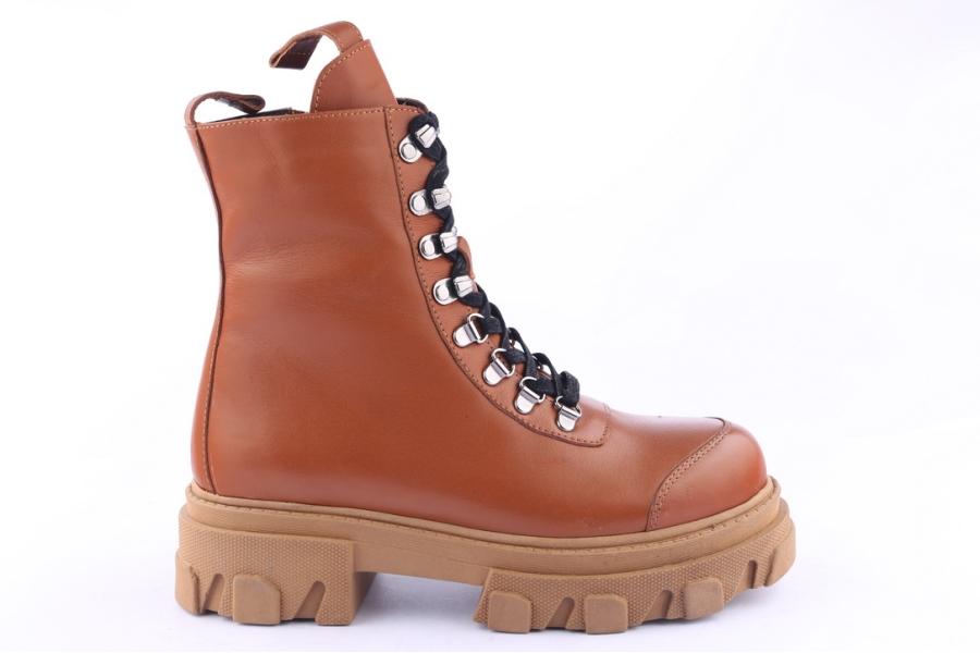 d.moro shoes Women Leather Ankle Boots for Winter: Z-1302 Tan (Wholesale)