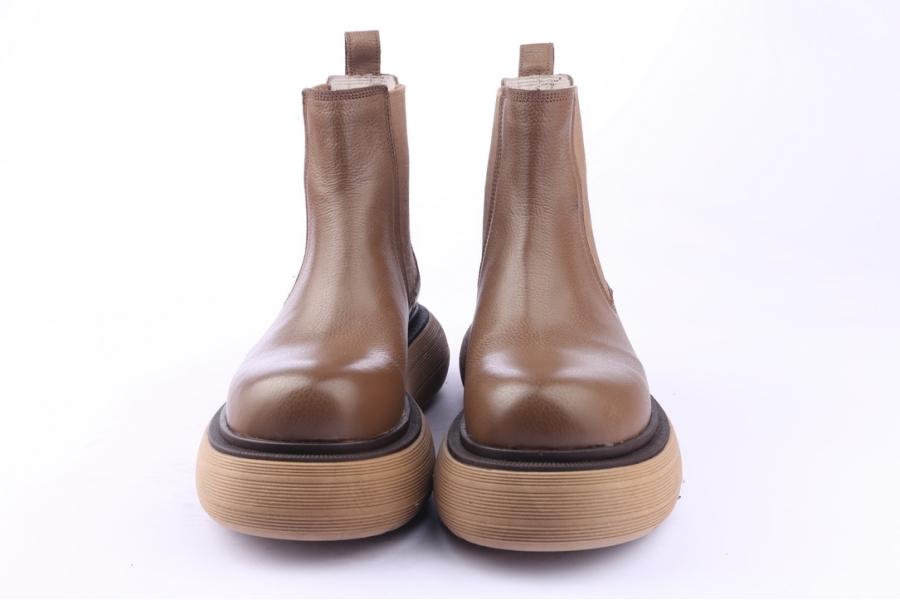 D.moro Shoes Women Leather Ankle Boots For Winter: Z-1400 Mink (Wholesale)
