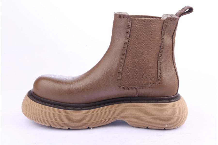 D.moro Shoes Women Leather Ankle Boots For Winter: Z-1400 Mink (Wholesale)