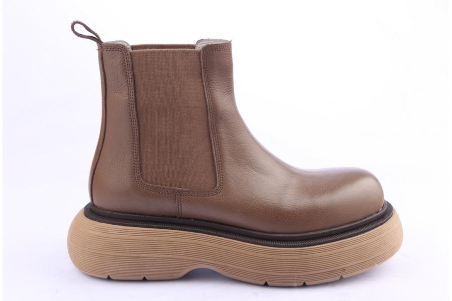 d.moro shoes Women Leather Ankle Boots for Winter: Z-1400 Mink (Wholesale)