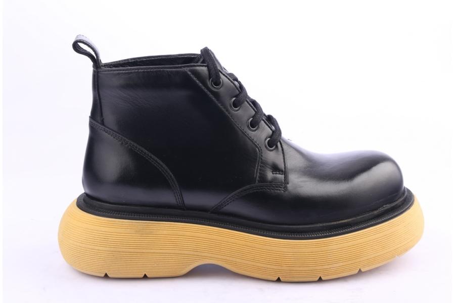 d.moro shoes Women Leather Ankle Boots for Winter: Z-1401 Black (Wholesale)