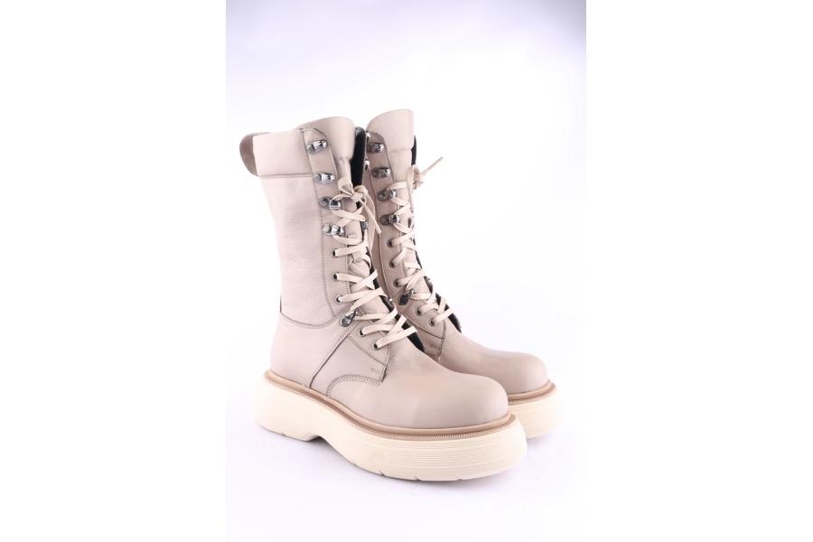 D.moro Shoes Women Leather Ankle Boots For Winter: Z-1402 Bone (Wholesale)