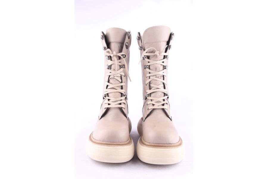D.moro Shoes Women Leather Ankle Boots For Winter: Z-1402 Bone (Wholesale)
