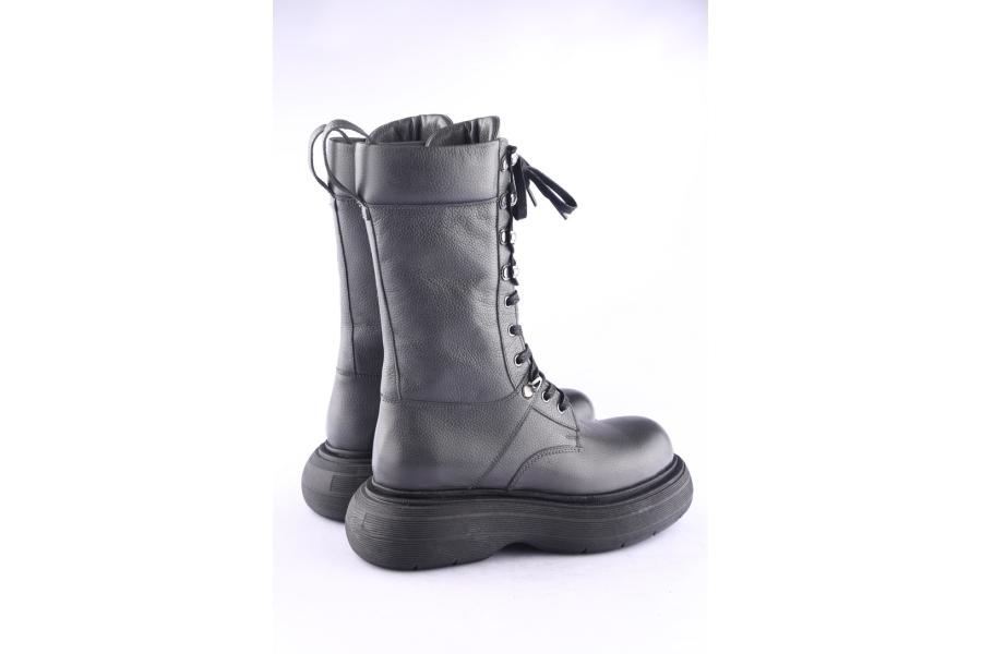 D.moro Shoes Women Leather Ankle Boots For Winter: Z-1402 Grey (Wholesale)