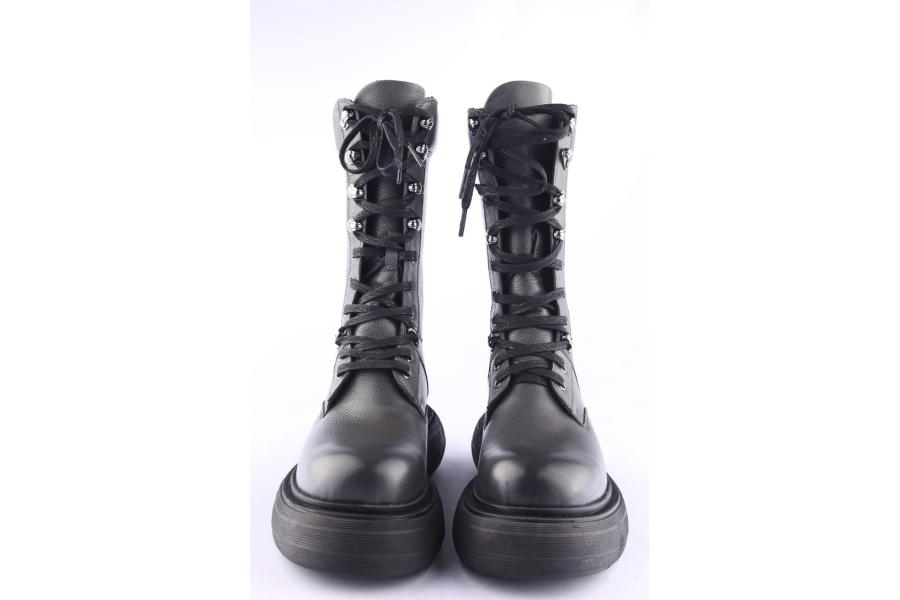 D.moro Shoes Women Leather Ankle Boots For Winter: Z-1402 Grey (Wholesale)