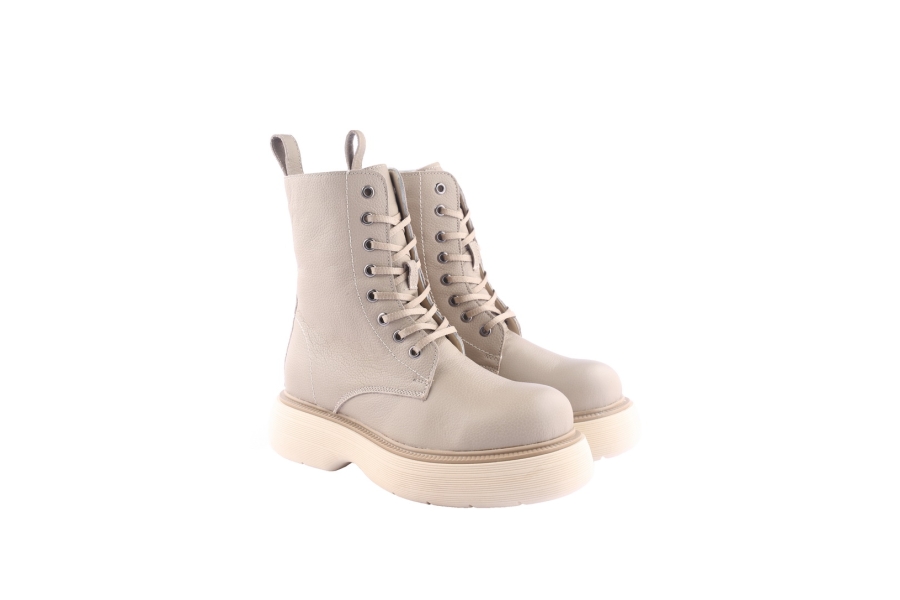 D.moro Shoes Women Leather Ankle Boots For Winter: Z-1404 Bone (Wholesale)