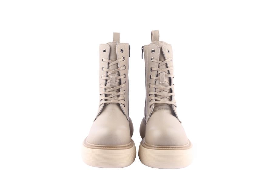 D.moro Shoes Women Leather Ankle Boots For Winter: Z-1404 Bone (Wholesale)