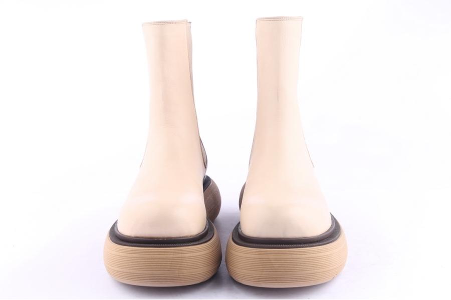 D.moro Shoes Women Leather Ankle Boots For Winter: Z-1405 Beige (Wholesale)