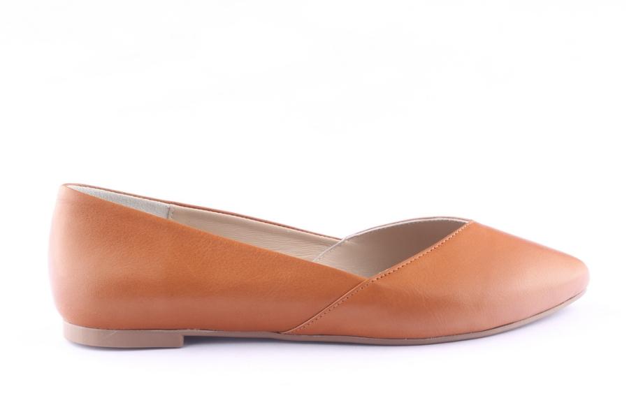 d.moro shoes Women Leather Ballet for Summer: 1100 Tan (Wholesale)